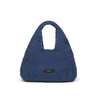 Wavetrack Dumpling Knitted Bag-Violet Blue