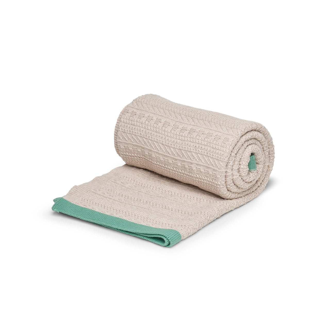 Carousel stripes Knitted Throw-Chiffon