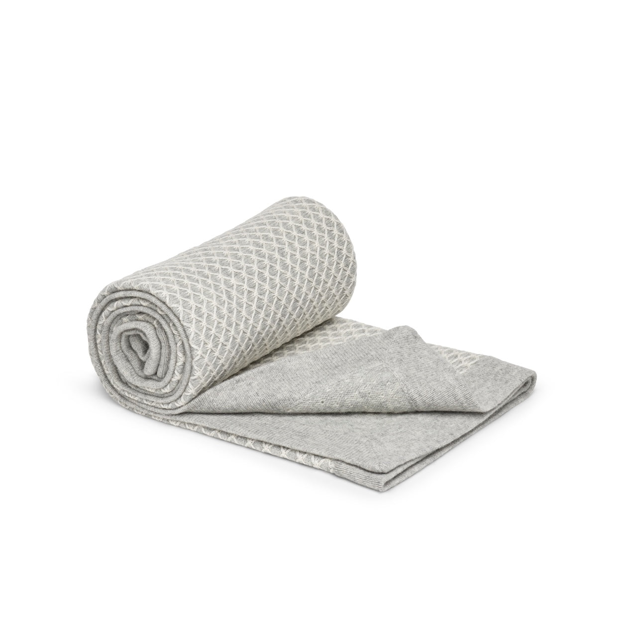 Cotton Candy Cloud Knitted Throw