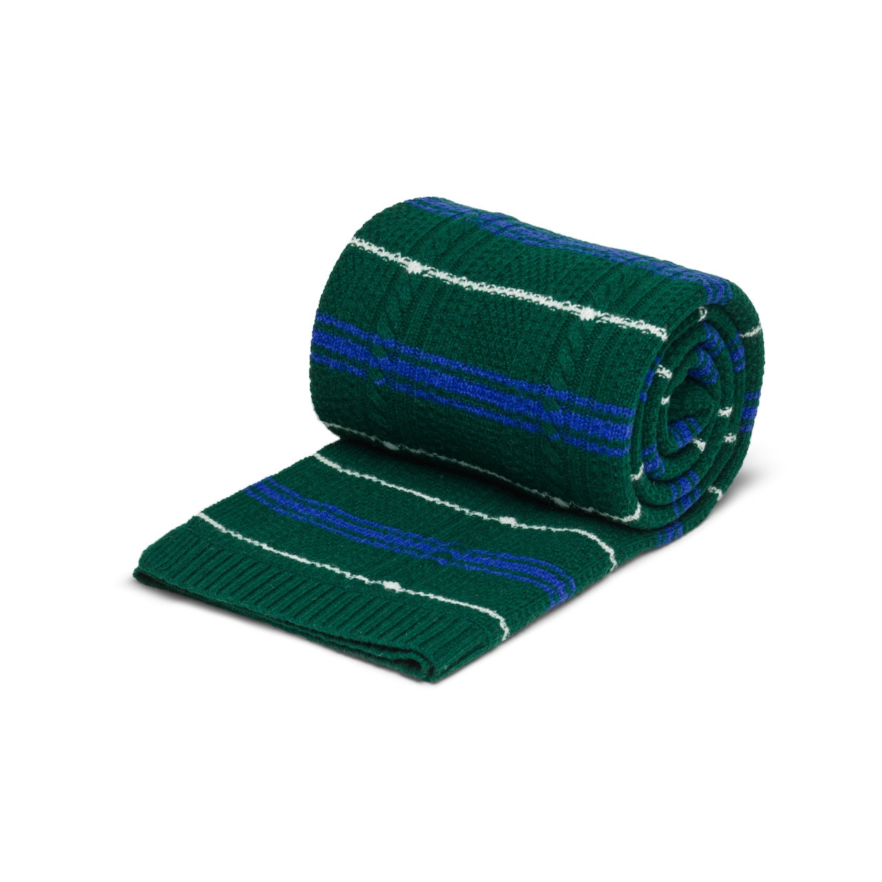 Checkerboard Chase Knitted Blanket
