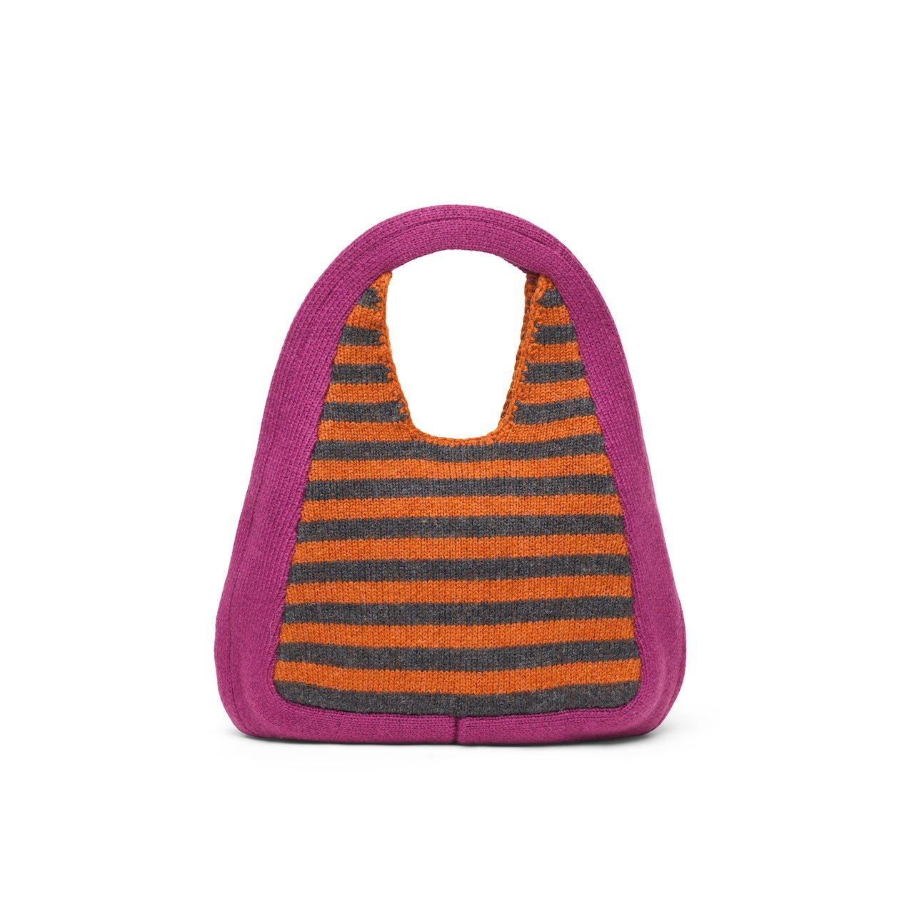 Popcorn Dumpling Knitted Bag-Pumpkin