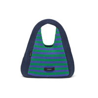 Popcorn Dumpling Knitted Bag-Blueberry