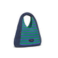 Popcorn Dumpling Knitted Bag-Blueberry