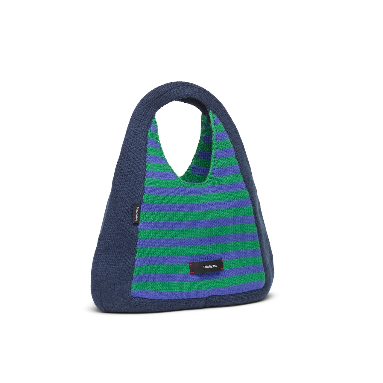 Popcorn Dumpling Knitted Bag-Blueberry