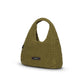 Wavetrack Dumpling Knitted Bag-Olive