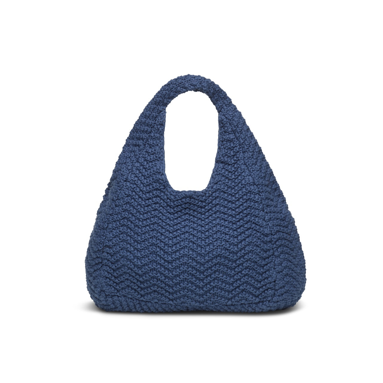 Wavetrack Dumpling Knitted Bag-Violet Blue