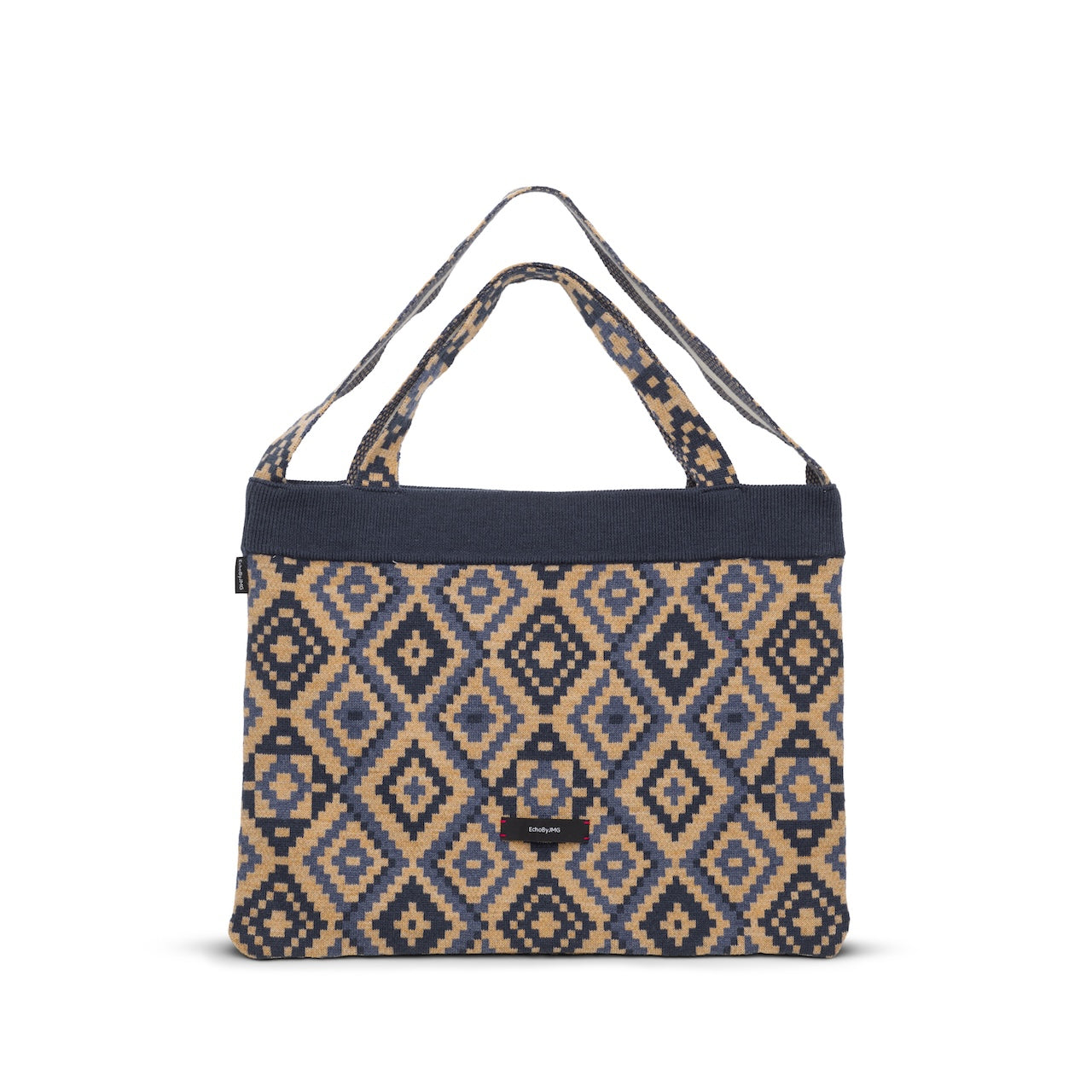 Denim Diamond Strikket Tote
