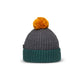 Joyful Pompom Beanie-Ash