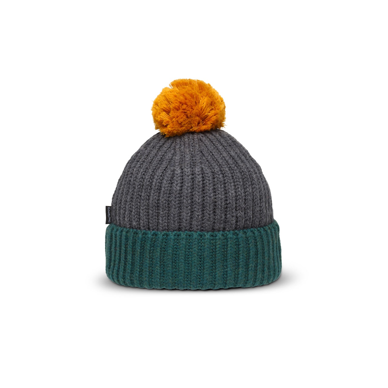 Joyful Pompom Beanie-Ash