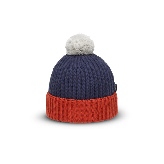 Joyful Pompom Beanie-Dk Royal