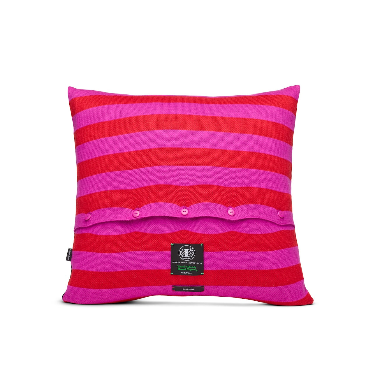 Purrfect Peek Knitted Cushion Cover