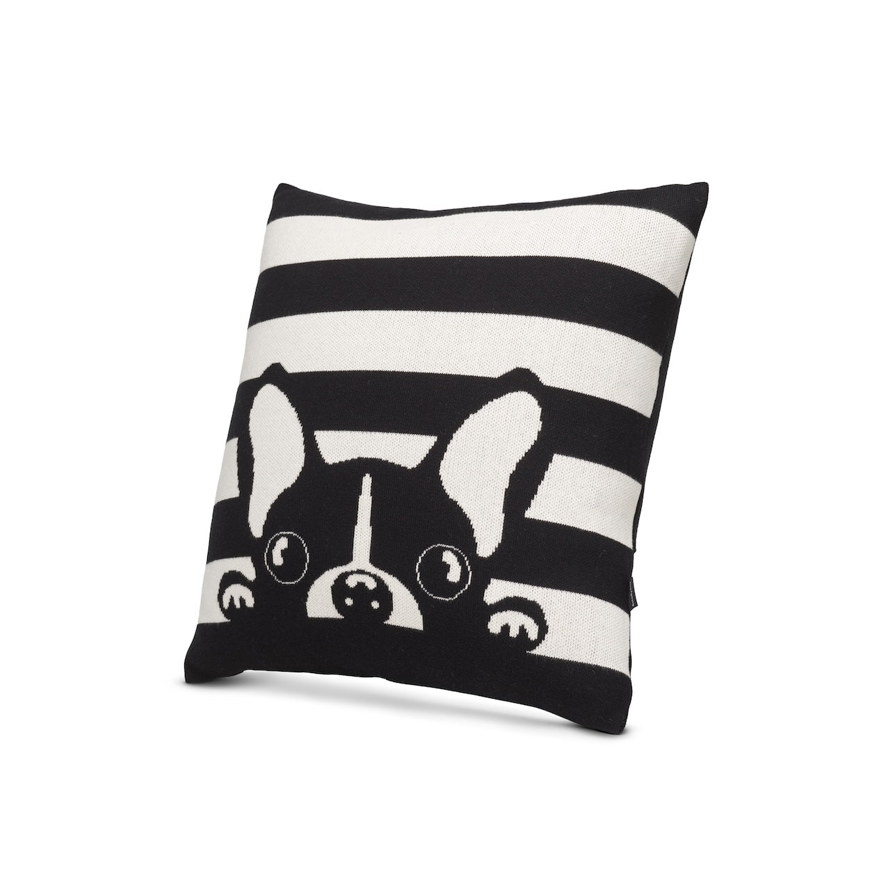 Bonjour Pup Knitted Cushion Cover