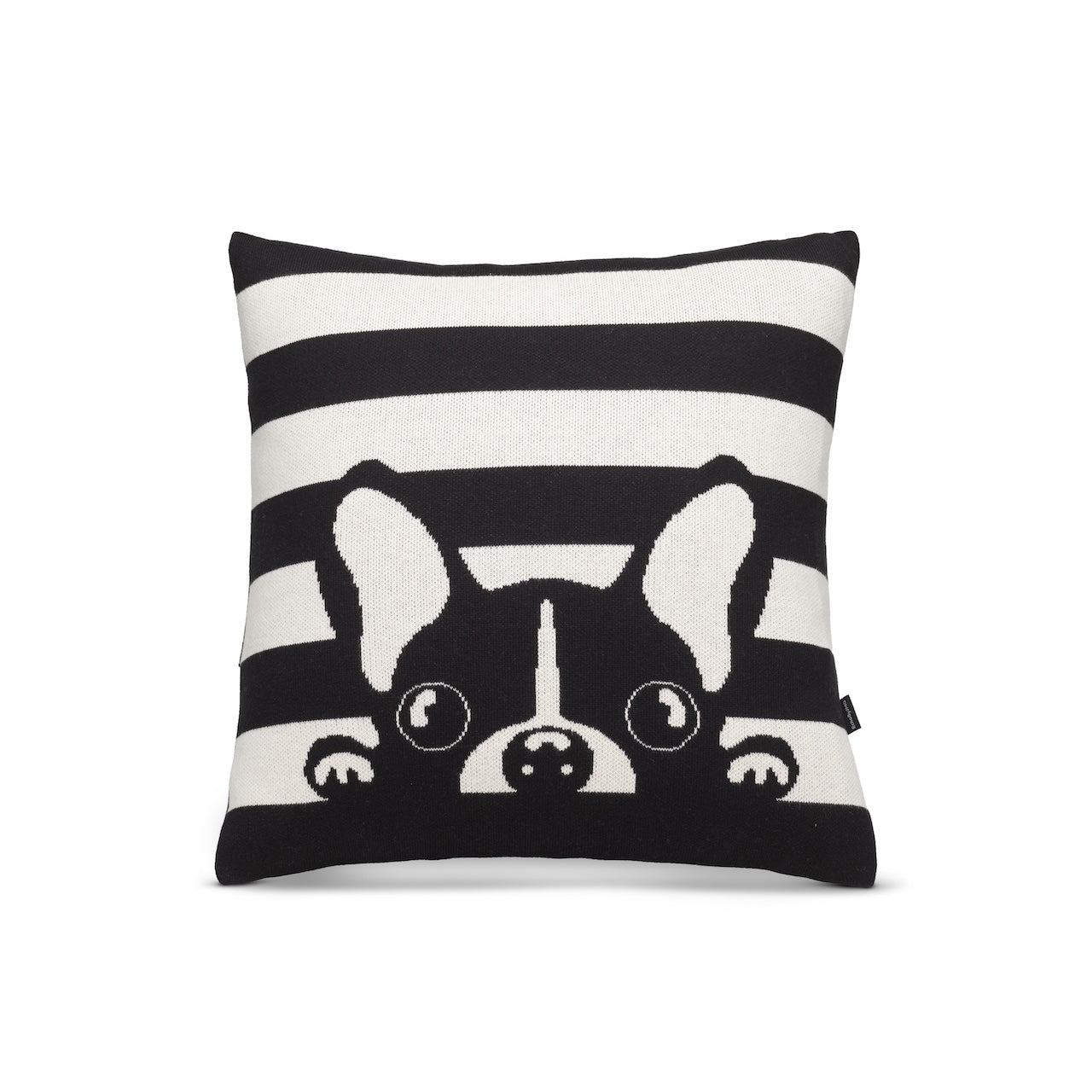 Bonjour Pup Knitted Cushion Cover