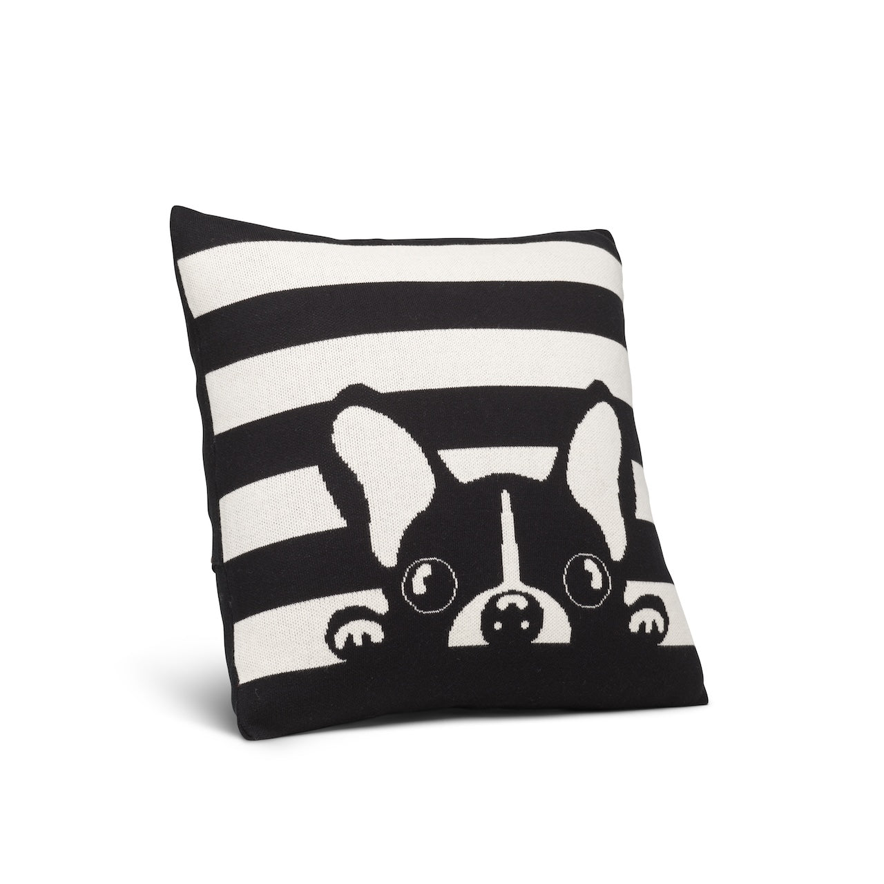 Bonjour Pup Knitted Cushion Cover