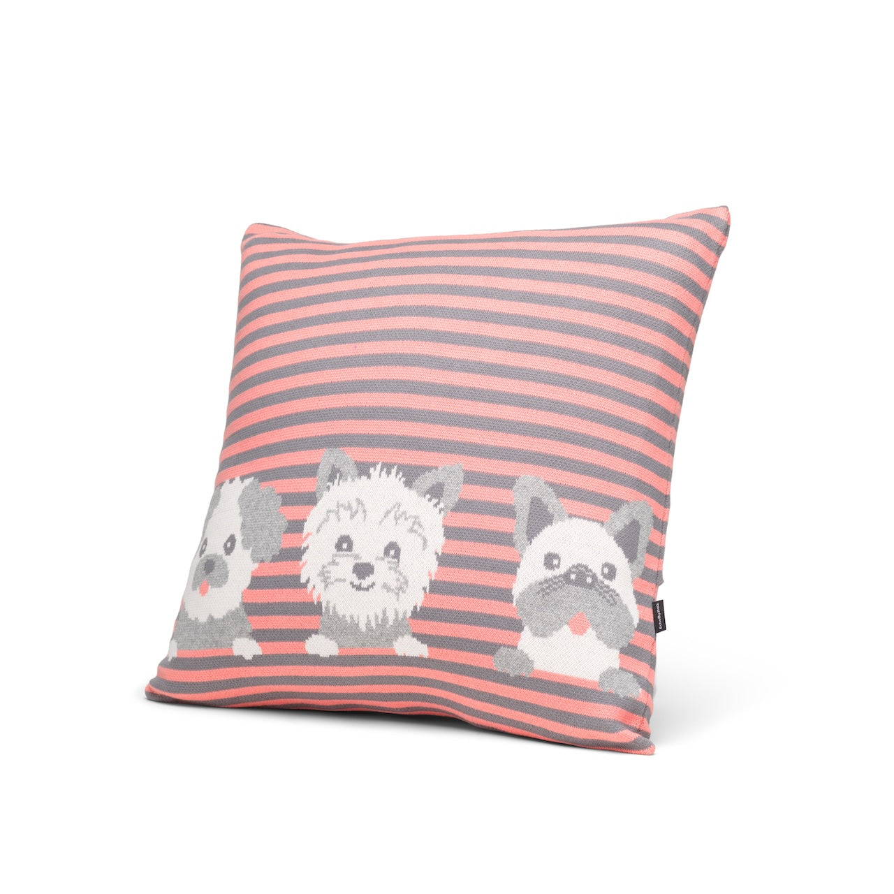 Puff Friends Knitted Cushion Cover