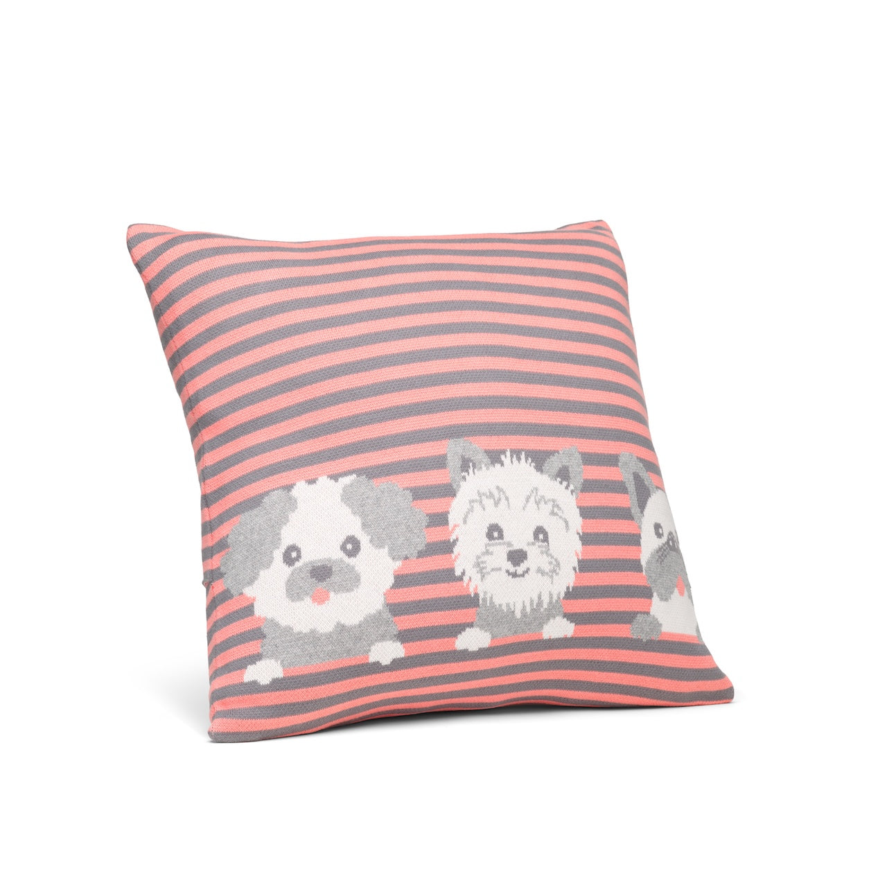 Puff Friends Knitted Cushion Cover