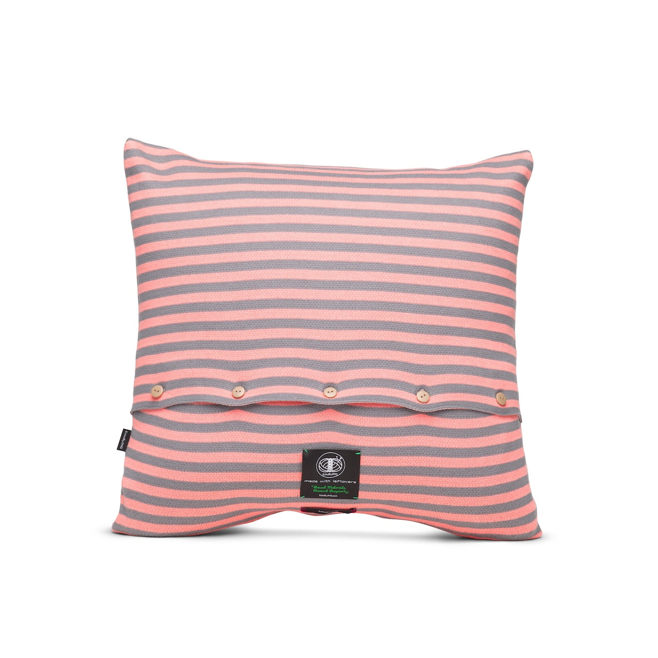 Puff Friends Knitted Cushion Cover