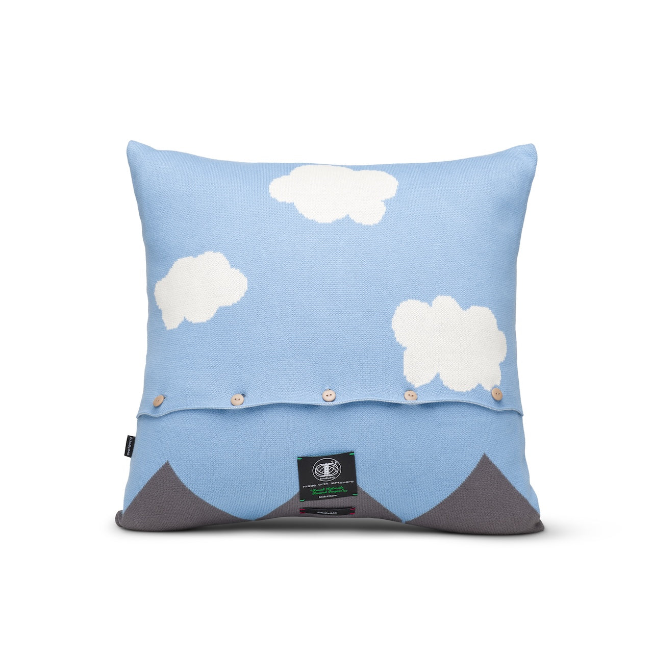 Sky & Fence Knitted Cushion Cover