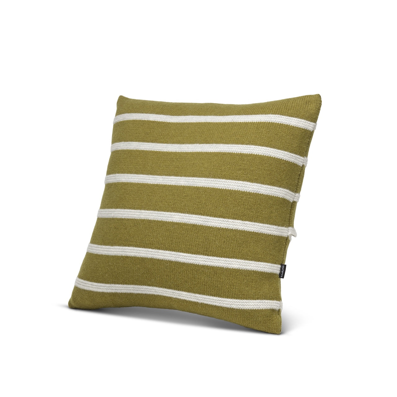 Hills & Valleys Knitted Cushion Cover-Vertiver Green