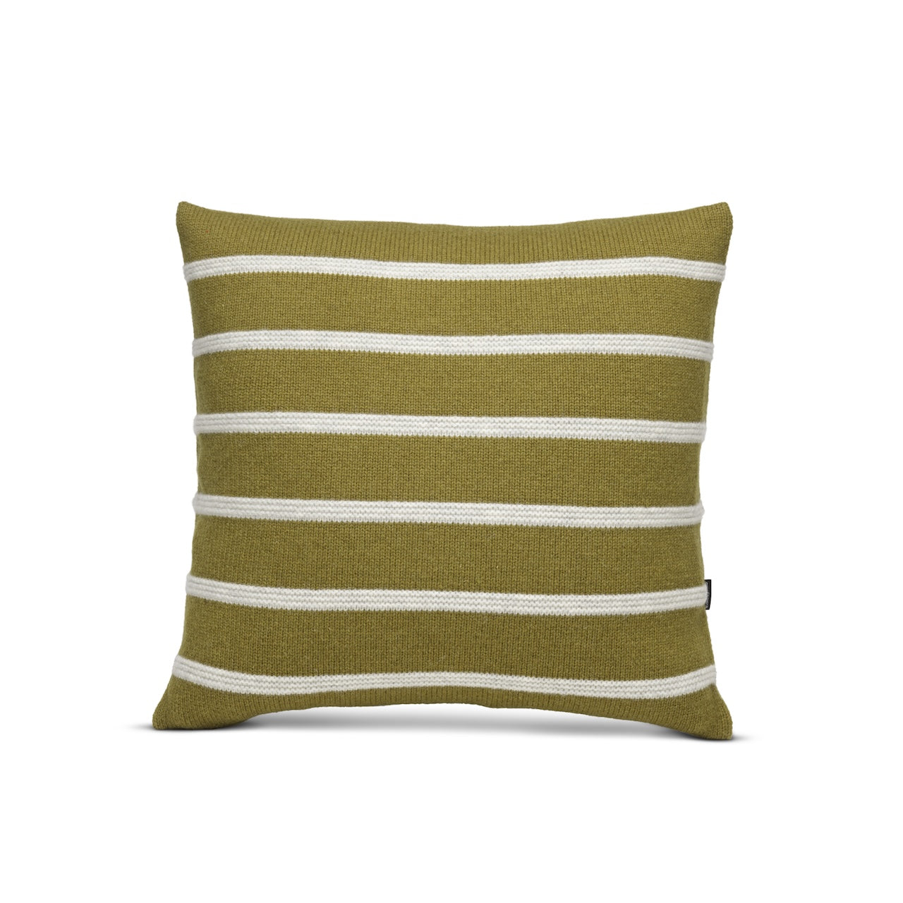 Hills & Valleys Knitted Cushion Cover-Vertiver Green