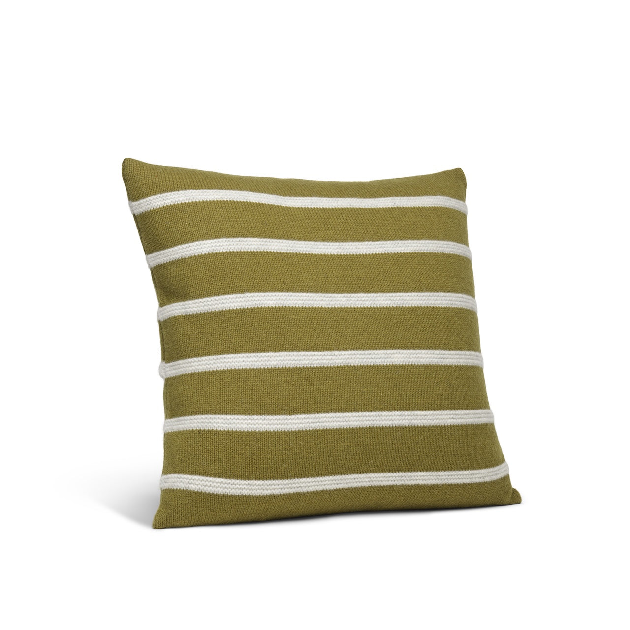 Hills & Valleys Knitted Cushion Cover-Vertiver Green