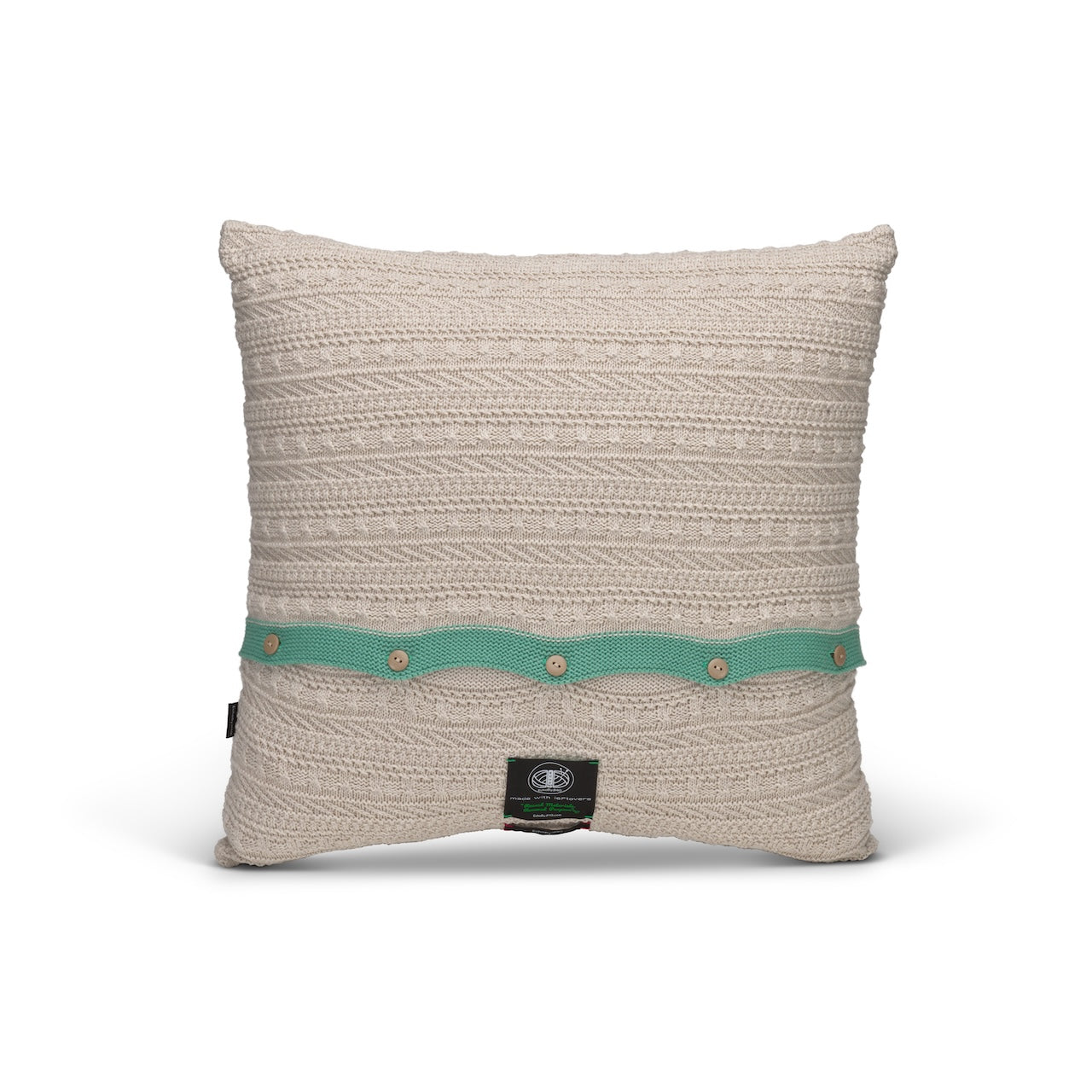 Carousel Stripes Knitted Cushion Cover-Chiffon