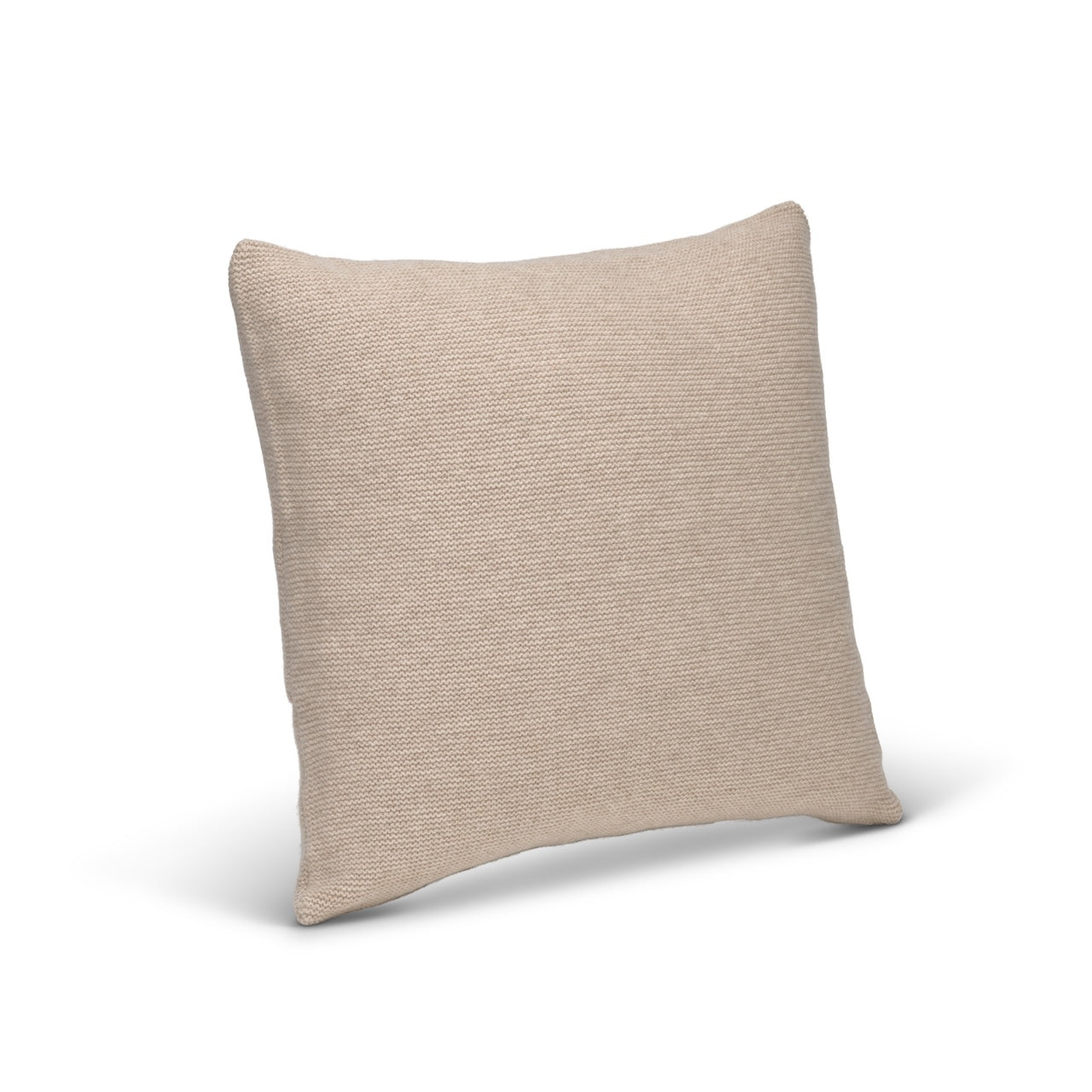 Rollercoaster Tracks Knitted Cushion Cover-Linen