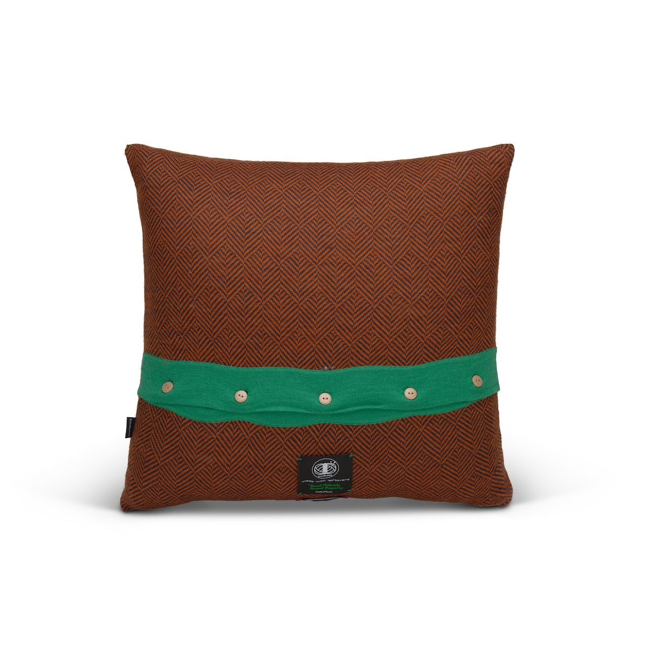 Lucky Arrow Knitted Cushion Cover-Pumpkin