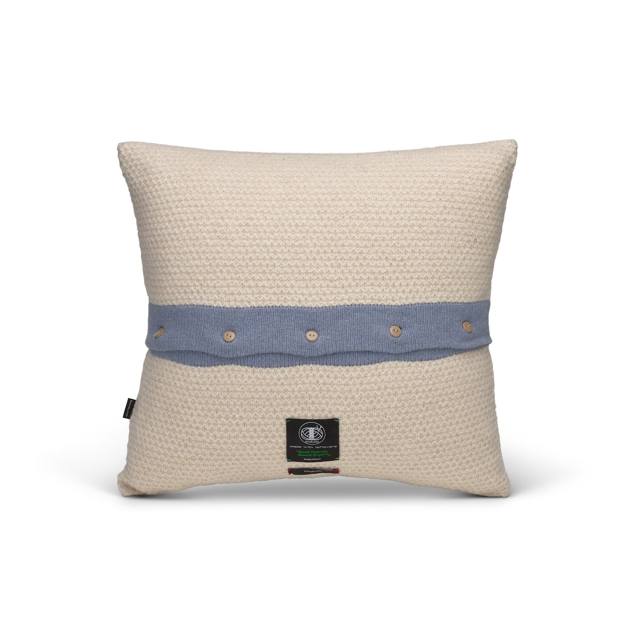 Bubble Pop Knitted Cushion Cover-Creamy