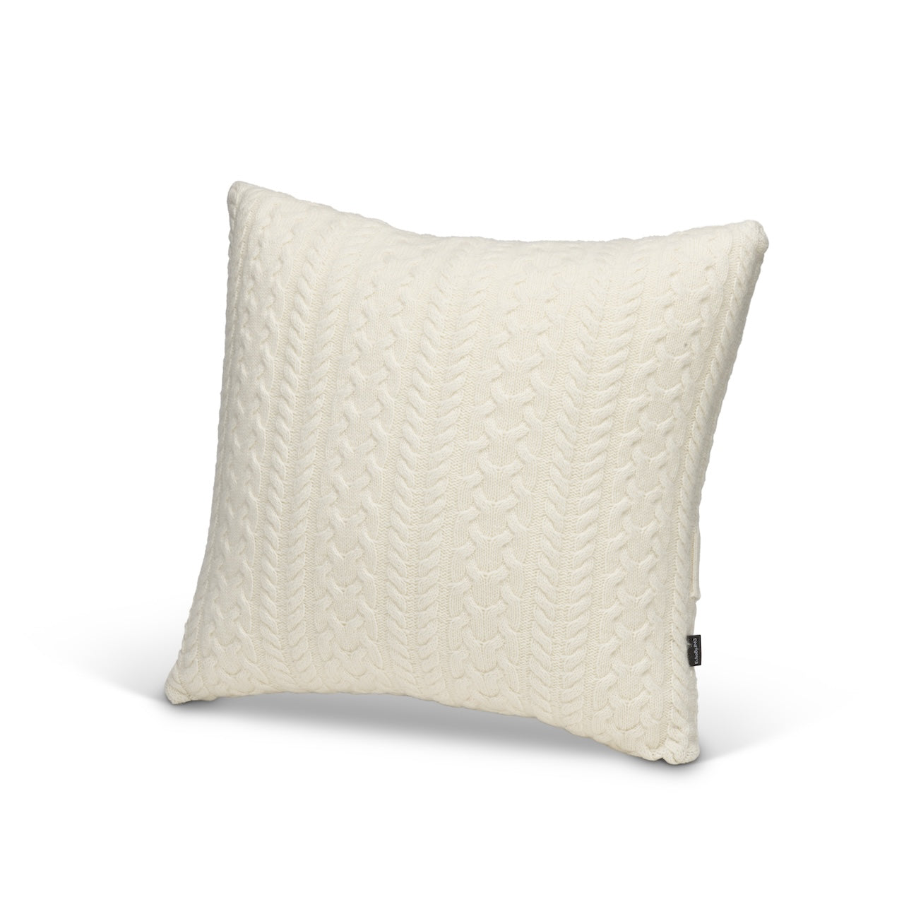 Twister Rope Knitted Cushion Cover-Creamy