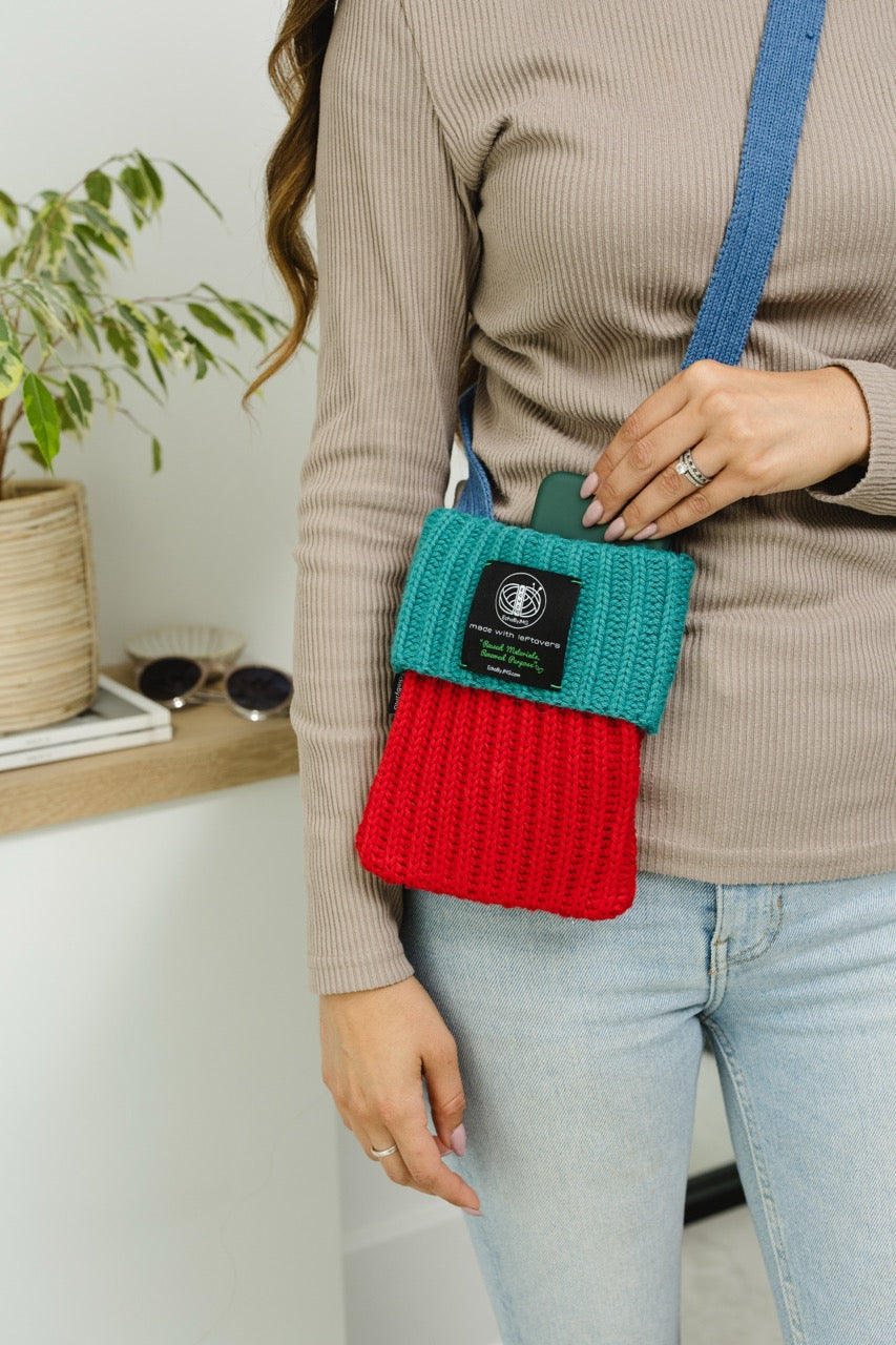 Booth Ticket Knitted Pcase-Red