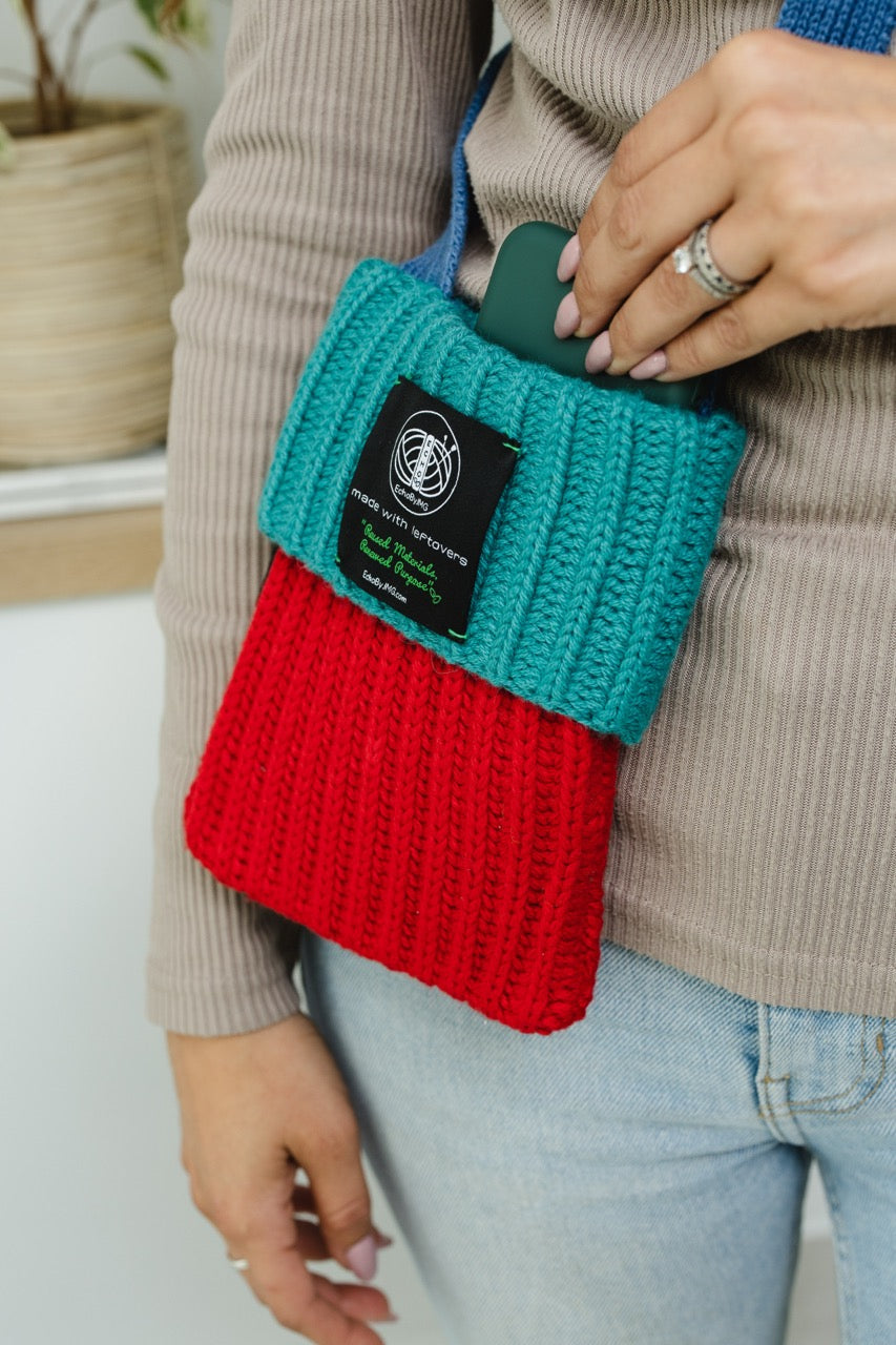 Booth Ticket Knitted Pcase-Red