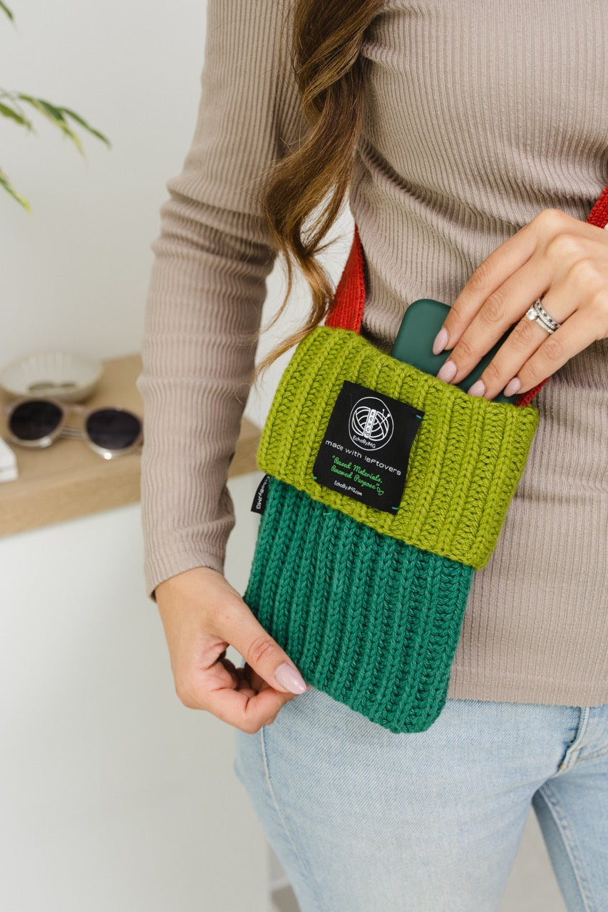 Booth Ticket Knitted Pcase-Forest