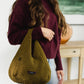 Wavetrack Dumpling Knitted Bag-Olive