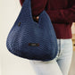 Wavetrack Dumpling Knitted Bag-Violet Blue