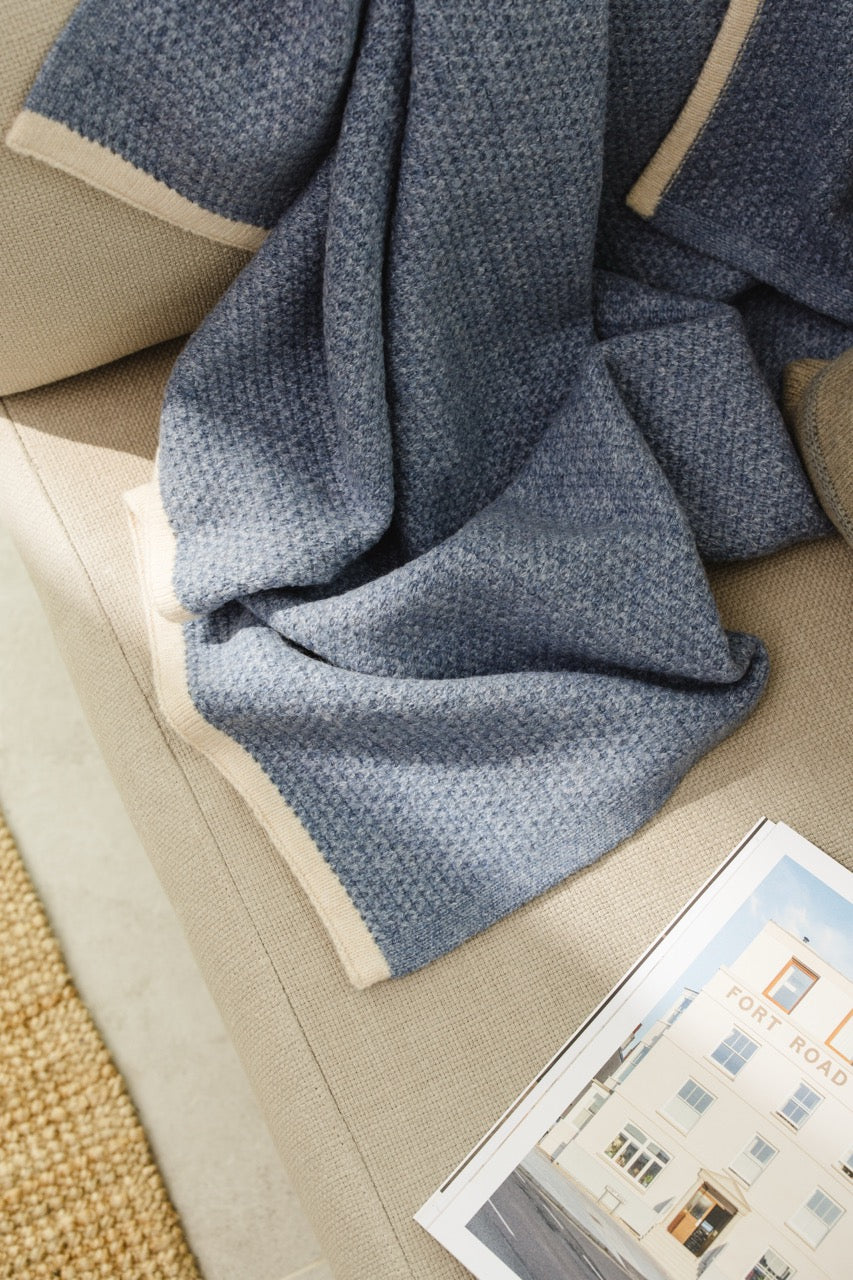 Bubble Pop Knitted Blanket