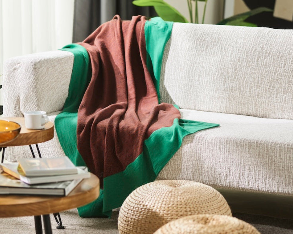 Lucky Arrow Knitted Throw