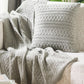 Twister Rope Knitted Blanket-Doe